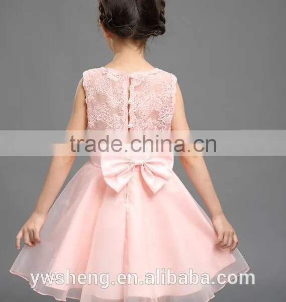 Baby Girl Kid Children Princess Lace Dress Patterns Design With OEM Factory photo-3