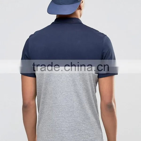 MGOO Cheap Price Custom Printing T-shirt Left Chest Printing Mens Polos Contrast Cotton Spandex Muscle Tops photo-3