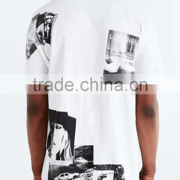 White Photographed Tall T-shirts Wholesale photo-3