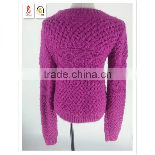Wool Design Sweater For Girl&Knitted Sweater photo-3