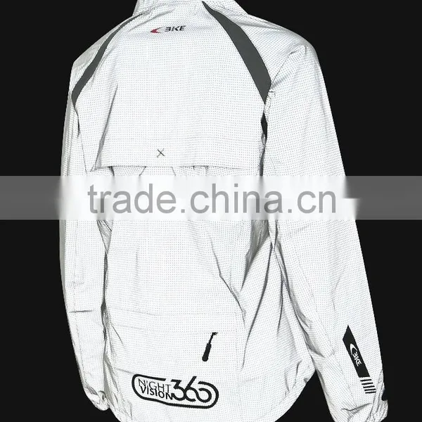 Women's Reflective Waterproof NIGHT VISION 360 Cycling Jacket photo-4