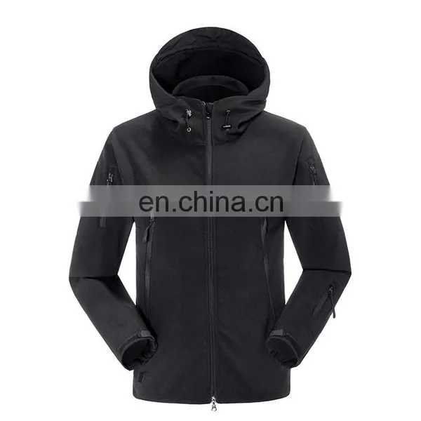 Top Sale Custom Waterproof Blank Tactical Softshell Jacket For Unisex photo-2