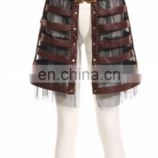 Steampunk Grid Top Skirt