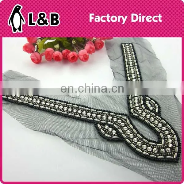 New Model Fashion Women Beaded Collar Applique photo-4