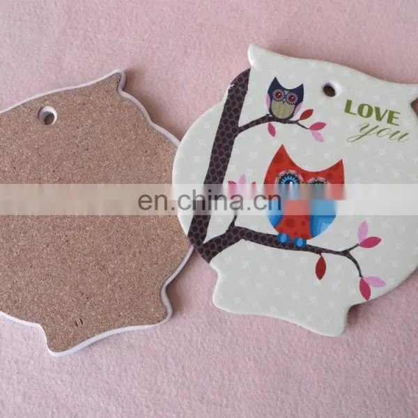 Customize Design Bulk Printed Pocerlain Ceramic Plate, Handmade Ceramic Coaster photo-4