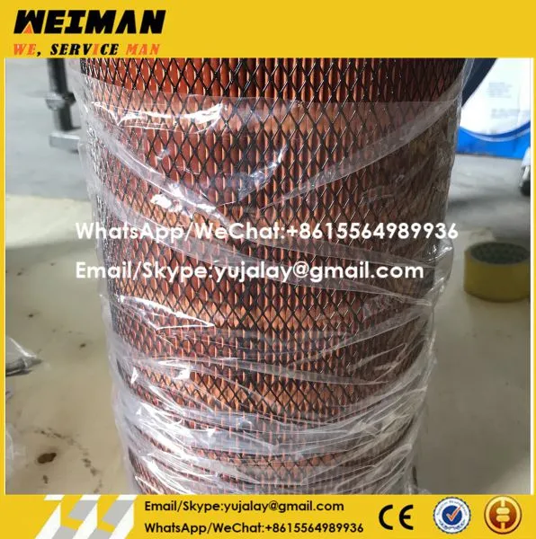 SDLG Wheel Loader Spare Parts 4110000991027 Air Filter Insert XCMG LONKING ZF WEICHAI Engine Cummins for Sale photo-4