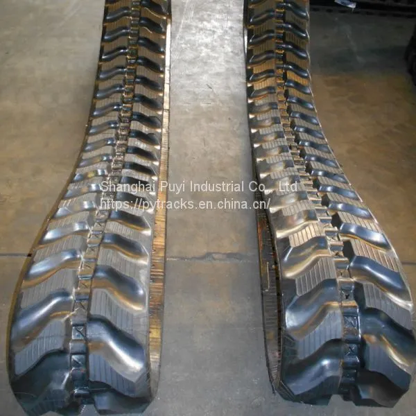 250mm Width Excavator Rubber Tracks For Mini Excavator Takeuchi TB23