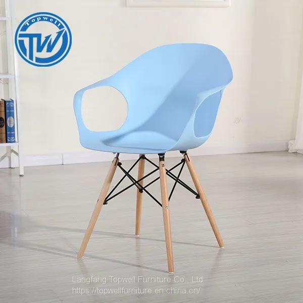 DC-6002 Topwell High Quality Plastic Chair Lounge Chair Modern Dinig Chair photo-2