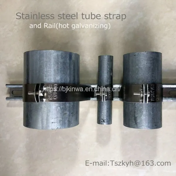 Stainless Steel 3.2 Inches Diameter Square Tube Strap Tension Clip Pipe Clamp photo-3