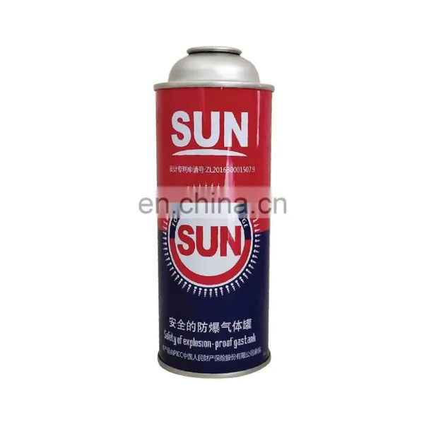 China Empty Butane Gas Can 220g and Sun Flame Butane Gas Cartridge Empty photo-4