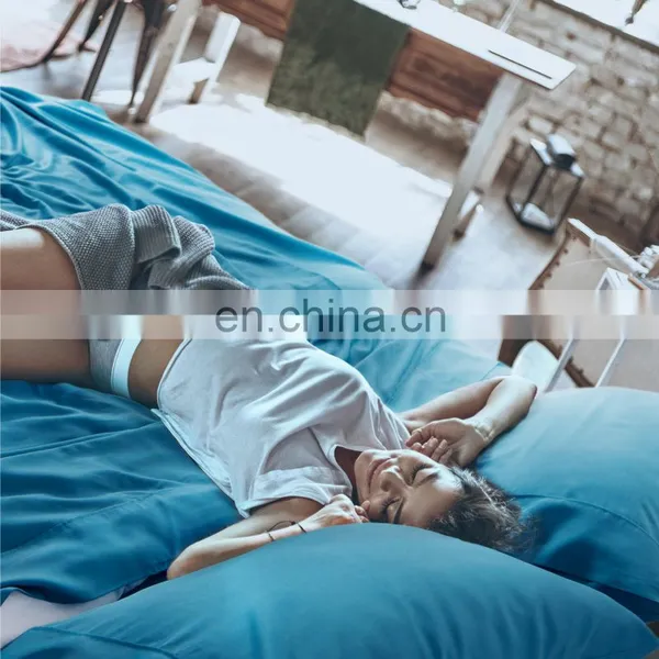 Luxury Summer Breathability Soft Comfort Bamboo Fiber Durable Home Pillowcases photo-5