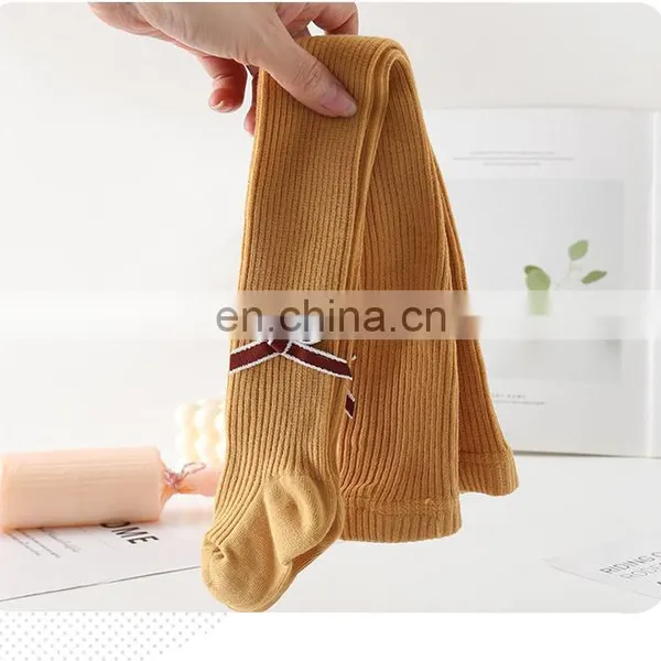 2020 Spring and Autumn Baby Bow Girls Leggings Dance Socks Children's Baby Big pp Pantyhose Boneless photo-6