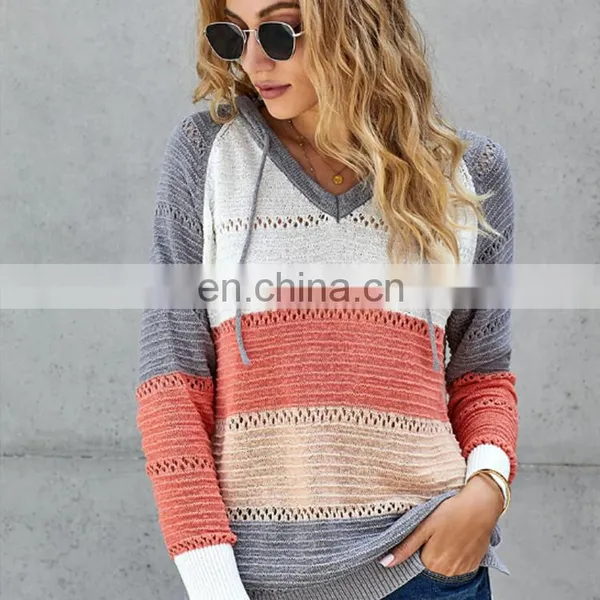 China Suppliers Knitted Round Neck Women Fashion Sweater photo-6