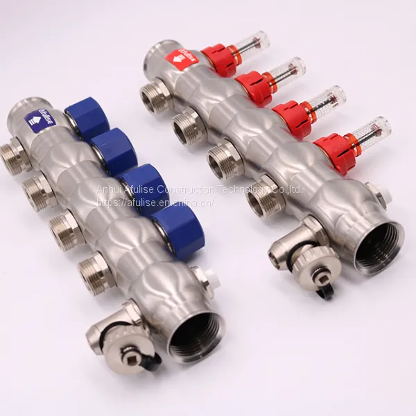 High Quality 304 Stainless Steel Underfloor Heating Manifold photo-2