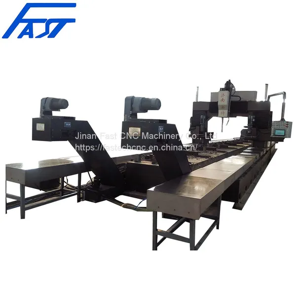 Customized CNC Gantry Moving Type Box Beam H Beam Drilling Machine For Steel Structure Model HBD1210 photo-2