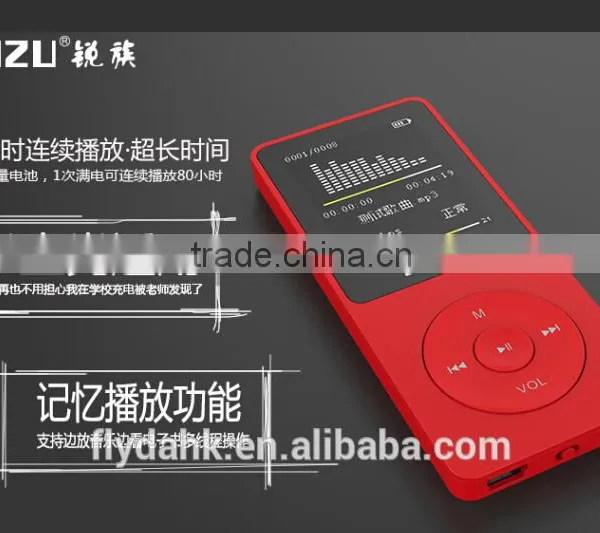 Ultrathin 4gb MP3 Player With Voice Recorder 1.8 Inch Screen Original RUIZU X02 With FM E-Book Clock Data Mp3 Player. photo-3