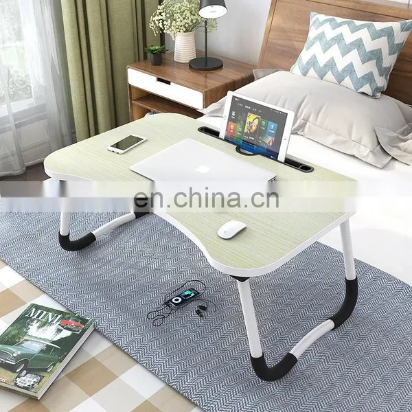 Cheap Price Homework Help Adjustable Portable Wood Folding Foldable Computer Bed Laptop Table for Bed photo-3