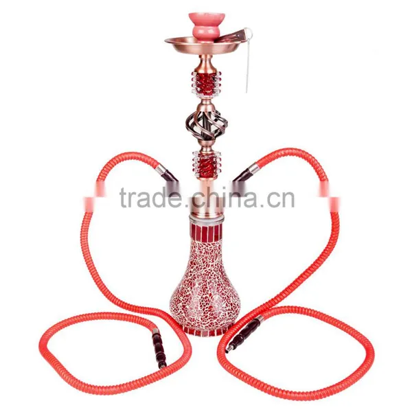 JYH04 Red Colored Smoke Hookah Wholesale China photo-3