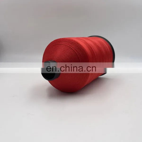 100% Red Colour 250D/3 Nylon 6 Nylon 66 Bonded Nylon Sewing Thread photo-3