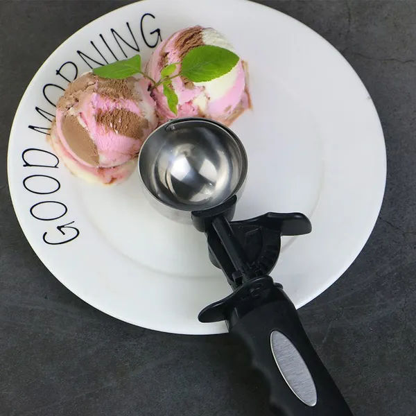Kitchen Accessories Home and Kitchen Gadgets Cookie Scoop for Baking Ice Cream Scooper Stainless Steel Ice Cream Scoop photo-3