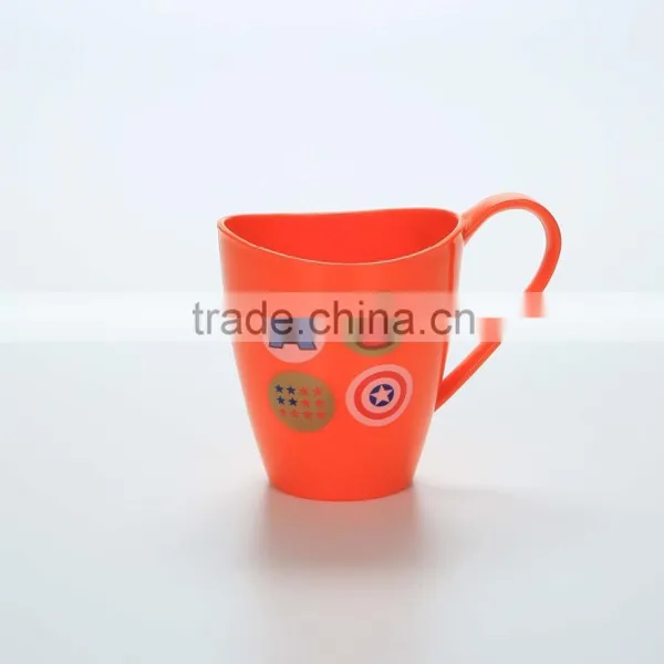 Reusable Cartoon Plastic Cups --Orange photo-2
