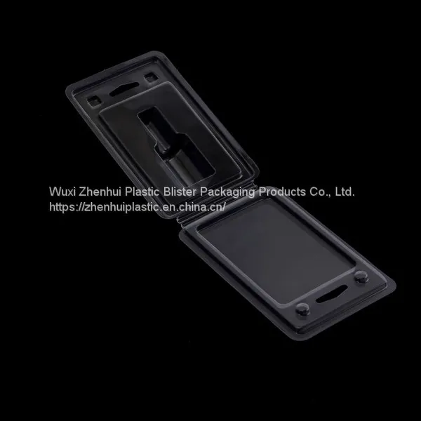 Thermoforming Cosmetic Blisters Transparent Plasticpackaging Double Blister Clamshells