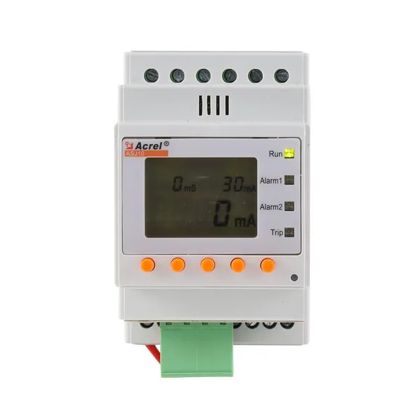 Acrel ASJ10L LD1A Din Rail A Type Earth Leakage LCD Display Residual Current Operated Relay Solid State Relay For Industry Port
