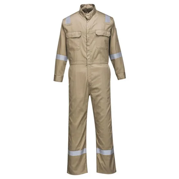 Wholesale of Spot Flame-retardant Jumpsuit Workshop Workers Reflective Striped Labor Protection Clothing Jumpsuit Work Clothes photo-5