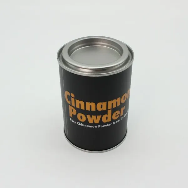 Tea Canister Tin Box Spice Metal Can