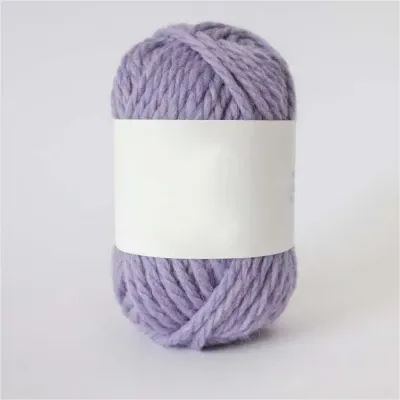 100% Wool Yarn Hand-knitted Wireless DIY Sweater Hand-knitted Roving Skein 52g 52m photo-5