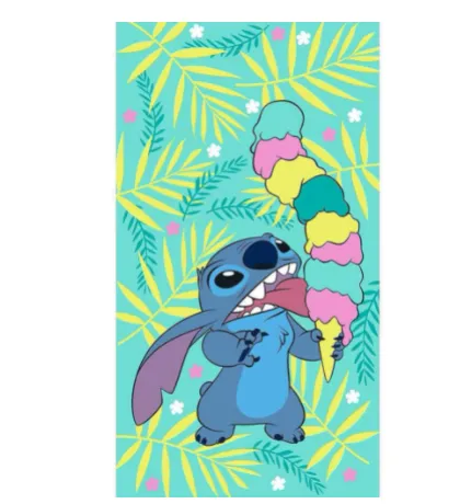 Wholesale Disney Lilo & Stitch Beach Towel - Stitch Ice Cream Chill Oversized Towel