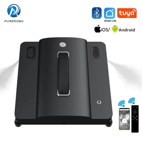 PUREROBO W-S9S Window Cleaning Robot Bluetooth And Remote Control Smart Glass Cleaning Machine Low Noise One Touch Cleaning Easy To Use
