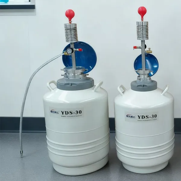 Biomedical Transfer Withdrawal Controllable Flow Rate 2-5L/min Laboratory Liquid Nitrogen Pump LWD for Liquid Nitrogen Systems photo-2