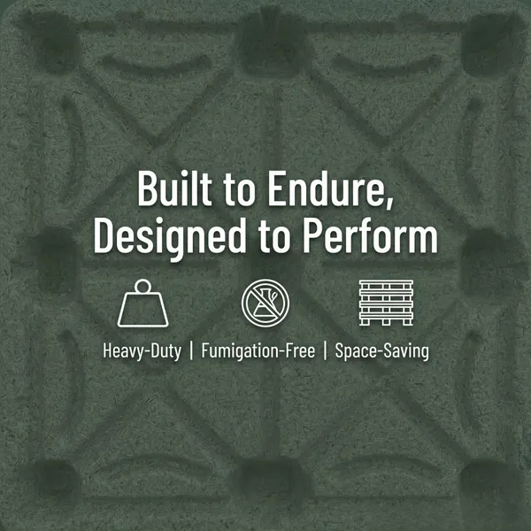 Cost-Effective Molded Wood Pallets — Factory Direct Supply — Versatile for Warehousing, Internal Circulation, and Export photo-4