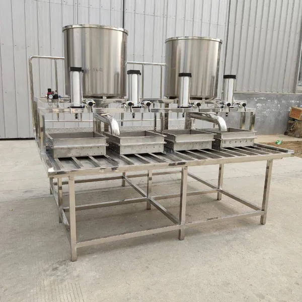 Tofu Forming Machine, Fully Automatic Stainless Steel, Pneumatic Pressing Equipment for Processing Traditional Tofu, Customizable Machinery as Required photo-3