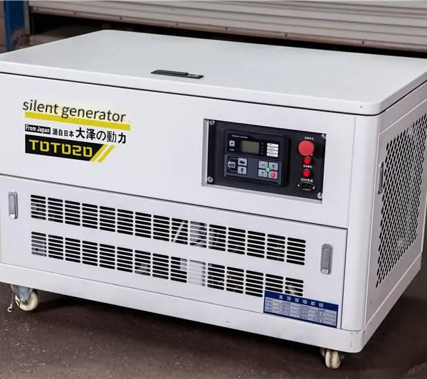 Silent 20kw/40kw Four-cylinder Water-cooled Gasoline Generator for Rural Health Centers photo-3