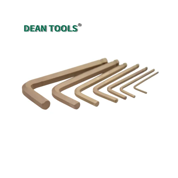 Non Sparking Lengthening Hex Key With Ball Wrench Aluminum Bronze Non Sparking Alloy Hex Key Industrial Grade