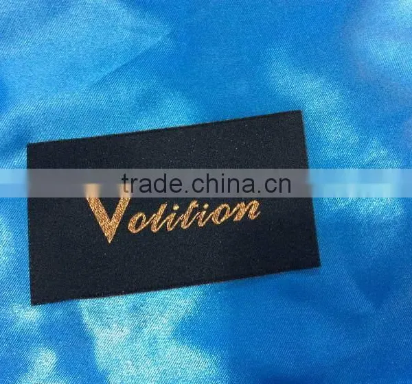 New Arrival High-ranking Boat Folded Woven Label for Clothes photo-2