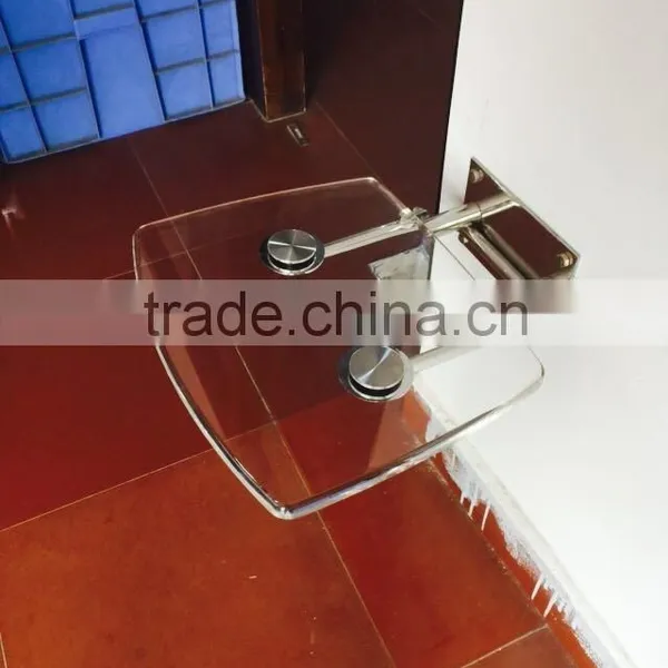 Shower Chair Foshan,acrylic Seat Pad With 304 S.s Wall Mounted Bracket photo-3
