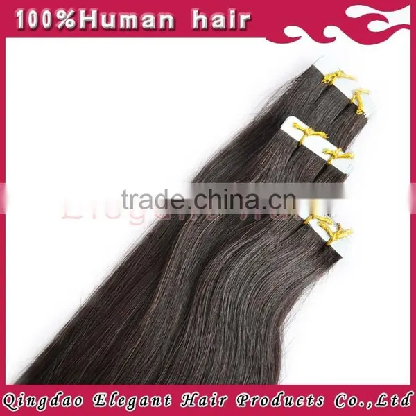 6A100% Human Hair High Quality Popular Cheap Wholesale 2.5g/piece 24" Tape in Hair Extension photo-2