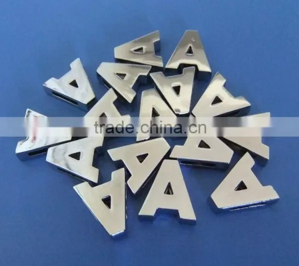 Compet Produce Blue 10MM Rhinestone Slide Bracelet Letters photo-2
