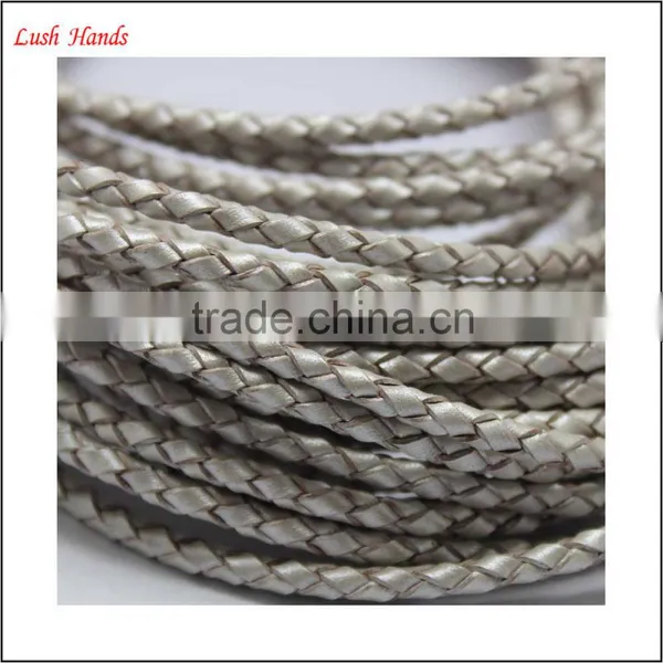 Round Leather Braided Cord Sunglasses Holders Quality Choice photo-4