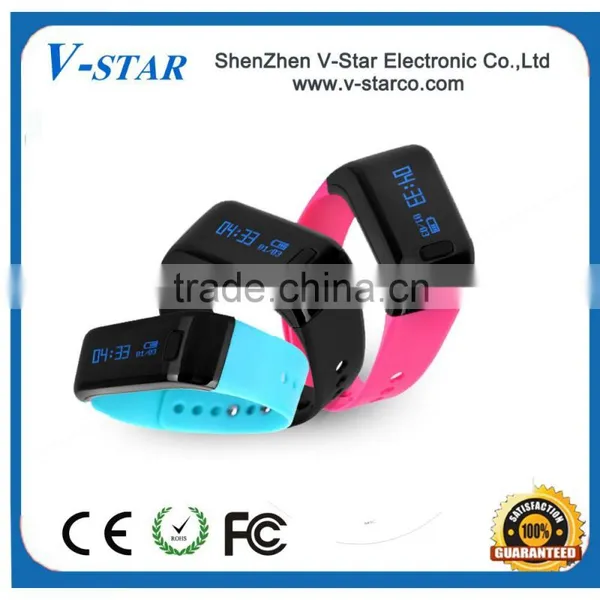 2015 New Fashion Health Assistant IP67 Waterproof 180 Days Standby E02 Bluetooth Bracelet, Smart Bracelet Watch photo-2