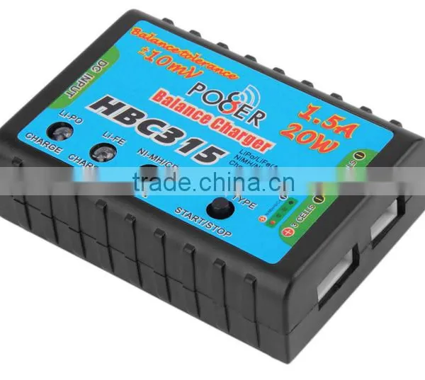 1.5A 20W 2S 3S LiPo Battery Balance Charger for DIY Drone photo-4