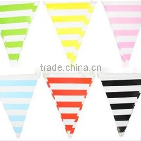 Wedding Party Decorative Flags Banners Birthday Baby Shower Paper Decoration photo-3