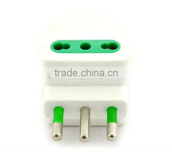 Italian Green Color Plug With Socket