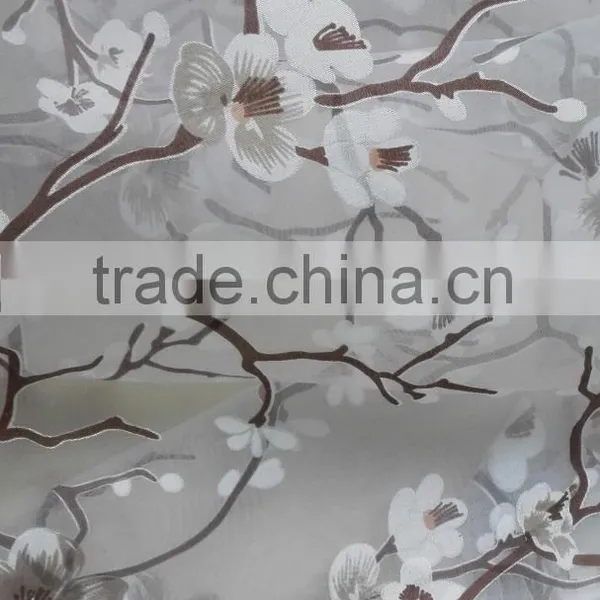 35% Polyester 65% Rayon Organza Fabric Skirt Curtain Fabric photo-4