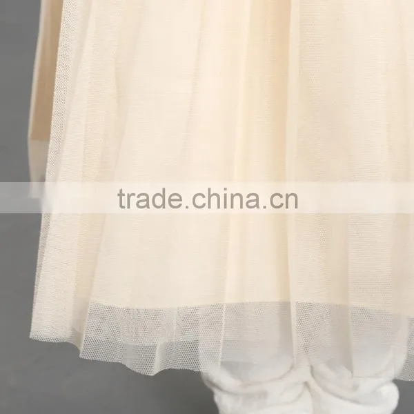 Wholesale Best-selling Short Sleeve Fur Winter Party Dress for Girls 4-12y photo-5