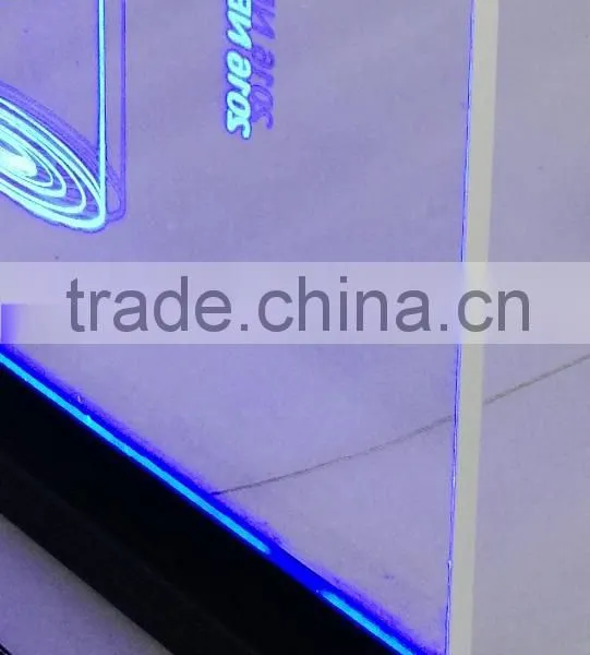 Led Light Box Logo Sign Double Sides Visible Display Board, Hanging Advertising Lightbox Frame photo-2