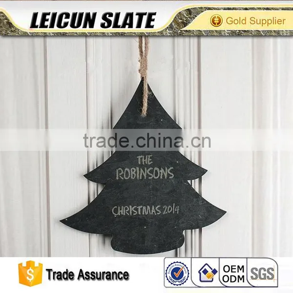 Tree Shape Hanging Printed Slate Memo Board